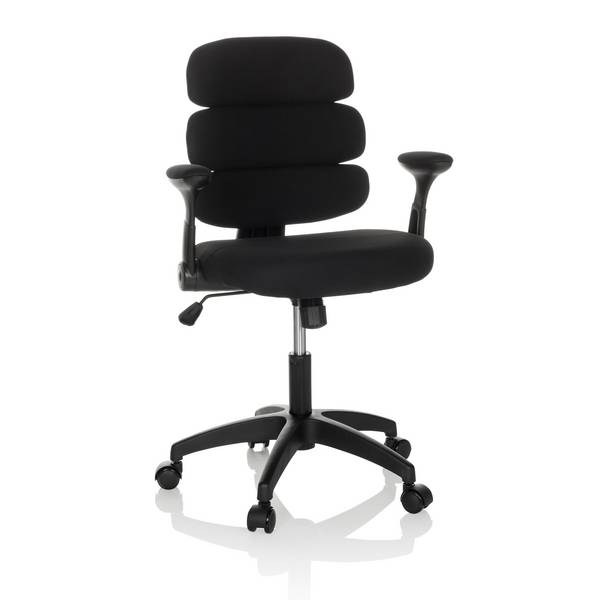 Kinderstuhl Kinderschreibtischstuhl KID ERGOLINO B Stoff schwarz hjh OFFICE