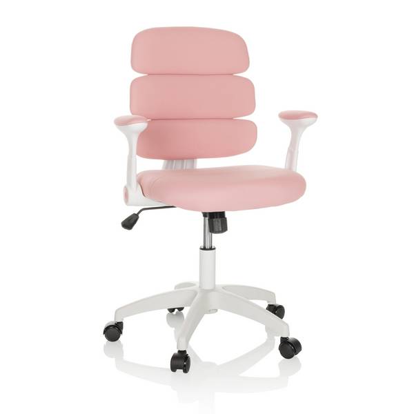Kinderstuhl Kinderschreibtischstuhl KID ERGOLINO W Stoff rosa hjh OFFICE