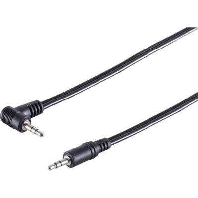 S/CONN maximum connectivity Klinken-Kabel-Winkel-Klinkenstecker 3,5mm stereo auf Klinkenstecker 3,5mm stereo, 1,5m (3081