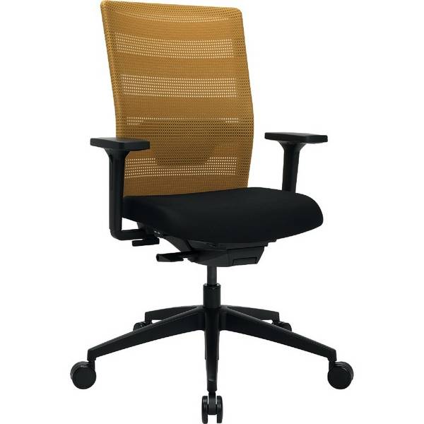 Topstar Bürodrehstuhl AirWork, inkl. Armlehnen, ocker