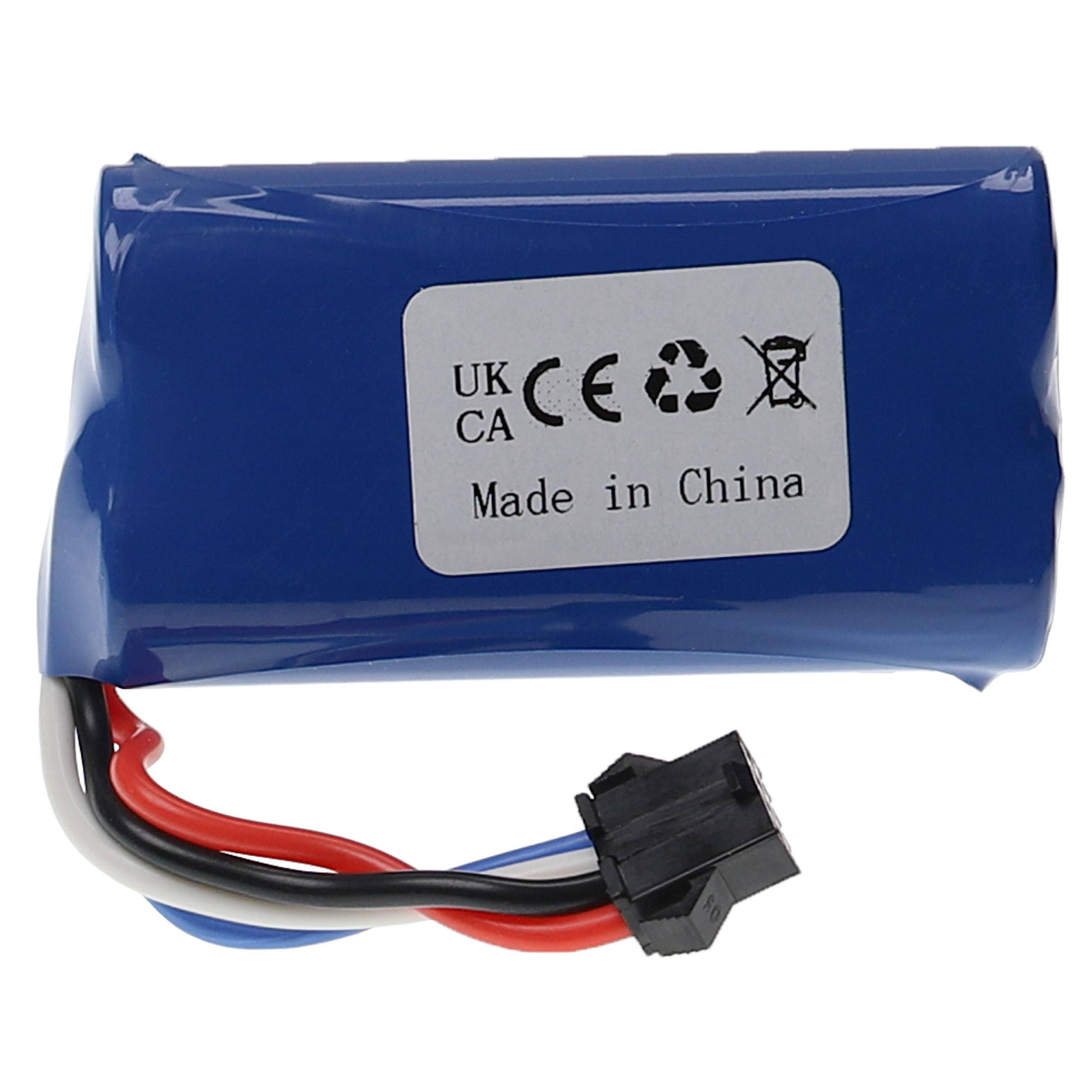 vhbw Akku kompatibel mit Huanqi 962 | 961 Modellbau (1500mAh, 7,4V, Li-Ion, 72 x 37 x 19 mm, T-Stecker)-1