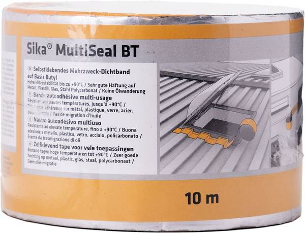 SikaMultiSeal BT Butyl-Dichtband mit Aluminiumfilm 10m x10cm 428305