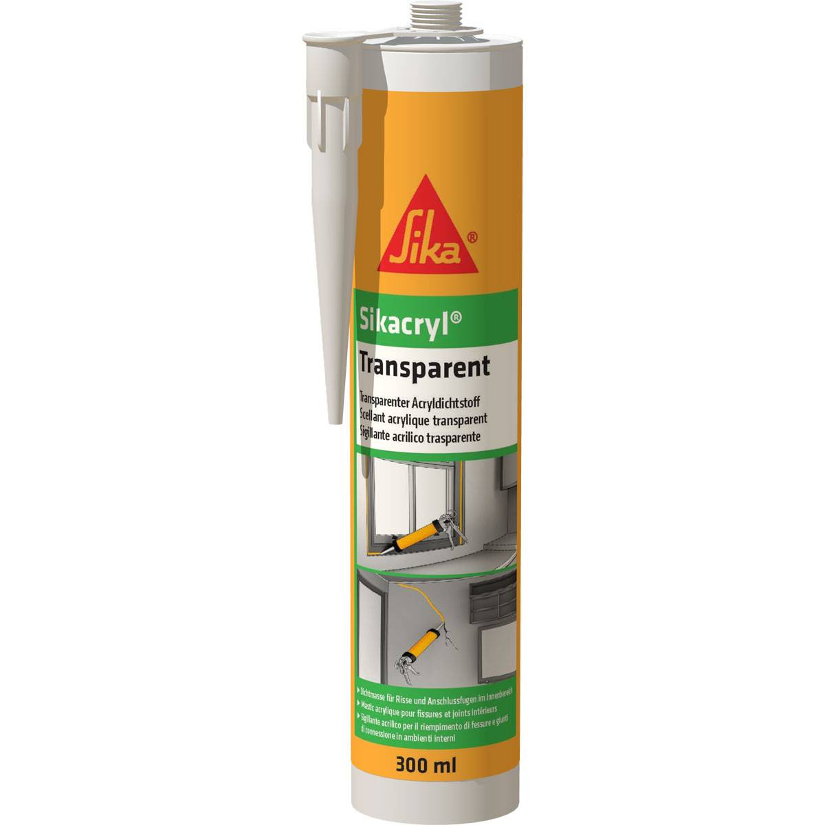 Sikacryl Transparent Acryldichtstoff 300ml 423507-0