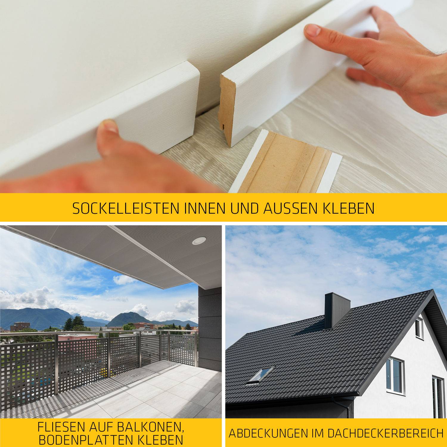 SikaBond T-1 Purform elastischer Klebstoff grau 300ml 743387-2