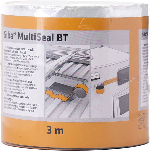 SikaMultiSeal BT Butyl-Dichtband Rolle3m x10cm, grau 428268