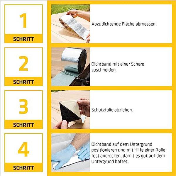 Sika MultiSeal BT Alu Butyl Dichtband 3m x10cm selbstklebend 428294-4