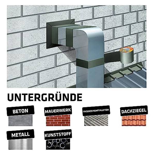 SikaMultiSeal grau 3m x10cm selbstklebendes Dichtungsband 3738-2