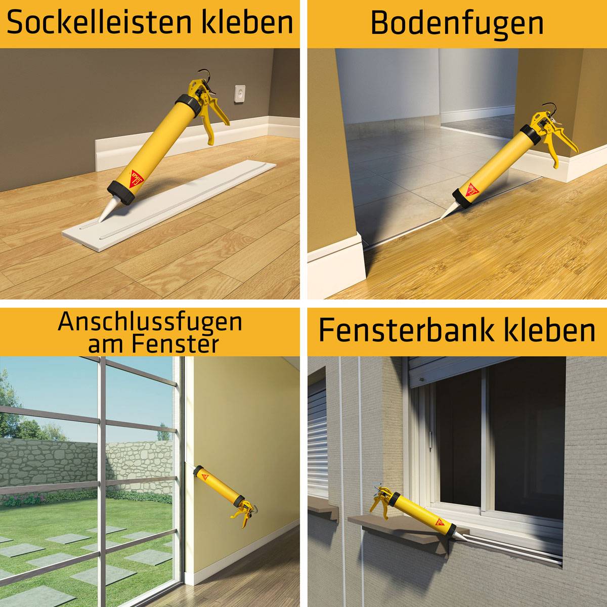 Sikaflex-11FC Purform elastischer Kleb-&Dichtstoff 300ml weiß 689654-2