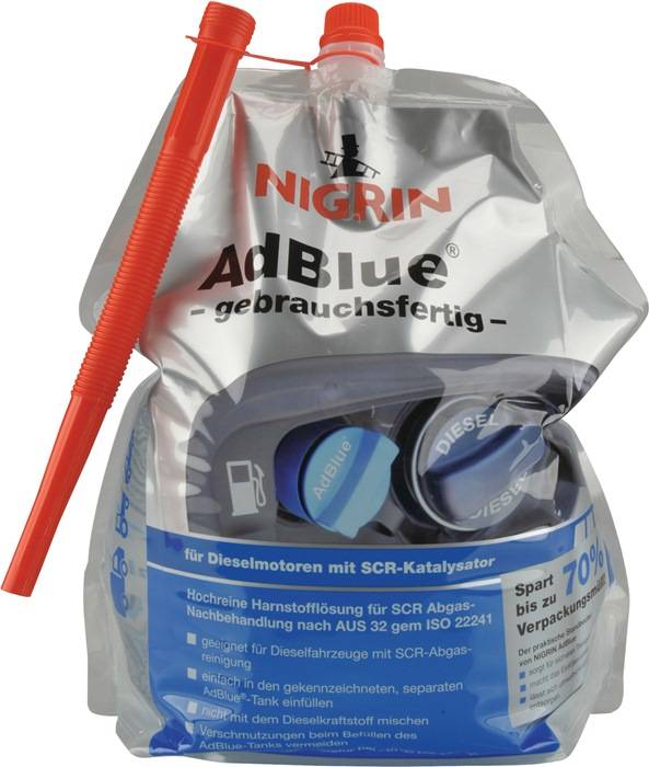Harnstofflösung AdBlue® m.Einfüllhilfe 5l Btl.NIGRIN-0