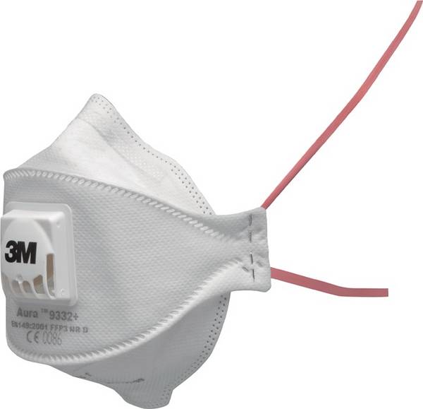 Atemschutzmaske 9332+ FFP3/V NR D m.Ausatemventil 3M