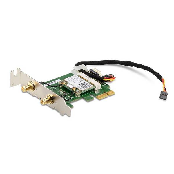 Intel Dual Band Wireless- N WLAN-Karte (717382-001, PCIe x1 Low Profile, 802.11n, 300 Mbit/s, BT 4.0)