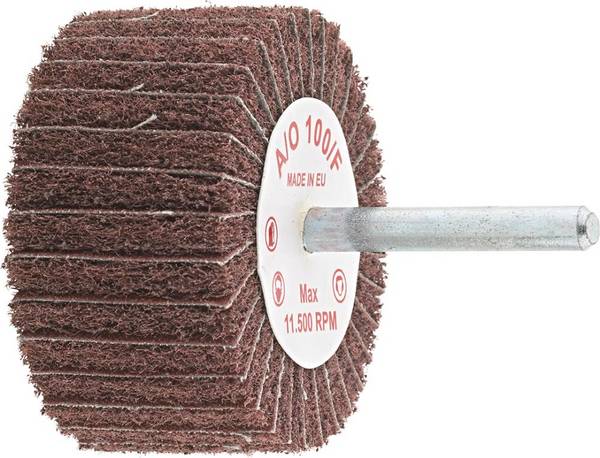 Fächerschleifer kombi Schaft-Ø 6mm 60x50mm A/O 100 fein FORMAT