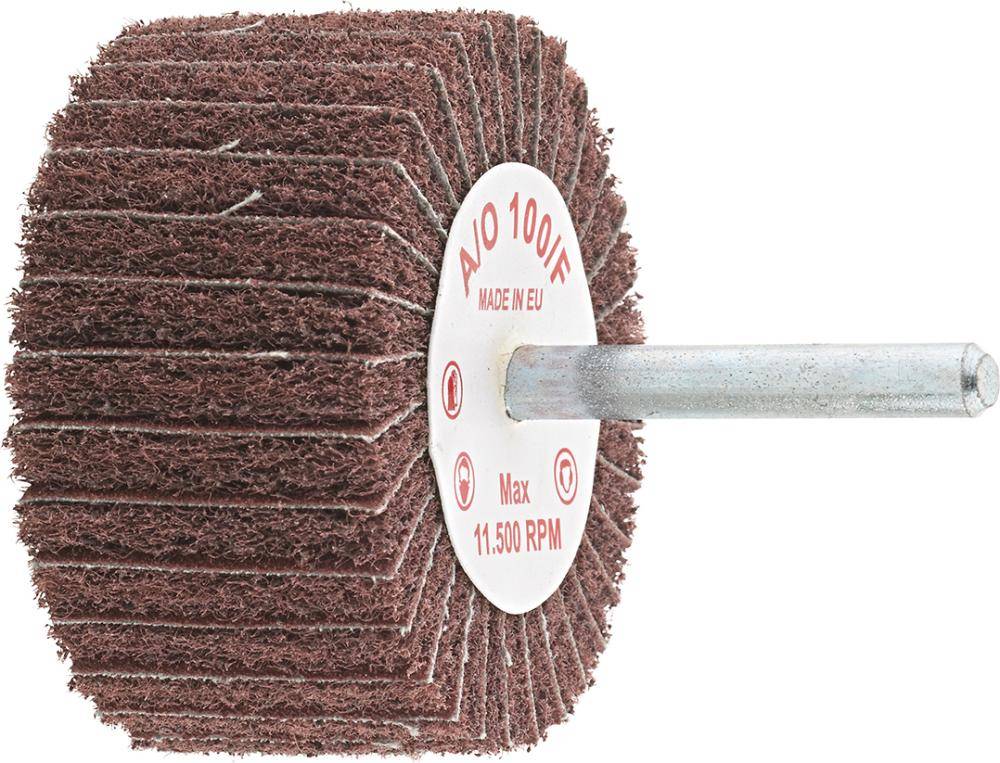 Fächerschleifer kombi Schaft-Ø 6mm 60x50mm A/O 100 fein FORMAT-0