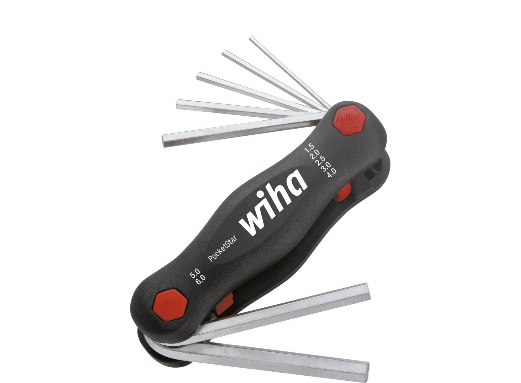 Multitool PocketStar® Sechskant 7-tlg. SB-Version mit Eurolochaufhänger (23037)-0