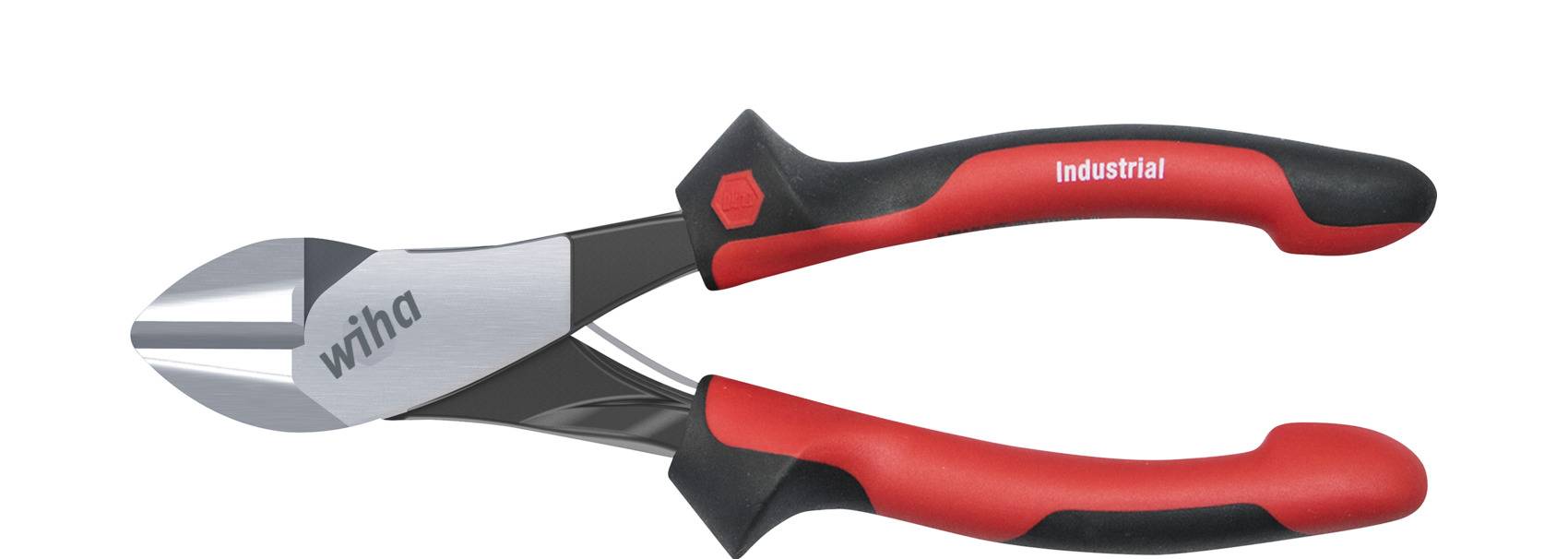 Wiha Kraftseitenschneider Industrial mit DynamicJoint® mit ein- und ausschaltbarer Öffnungsfeder 180 mm, 7" (41272)-2