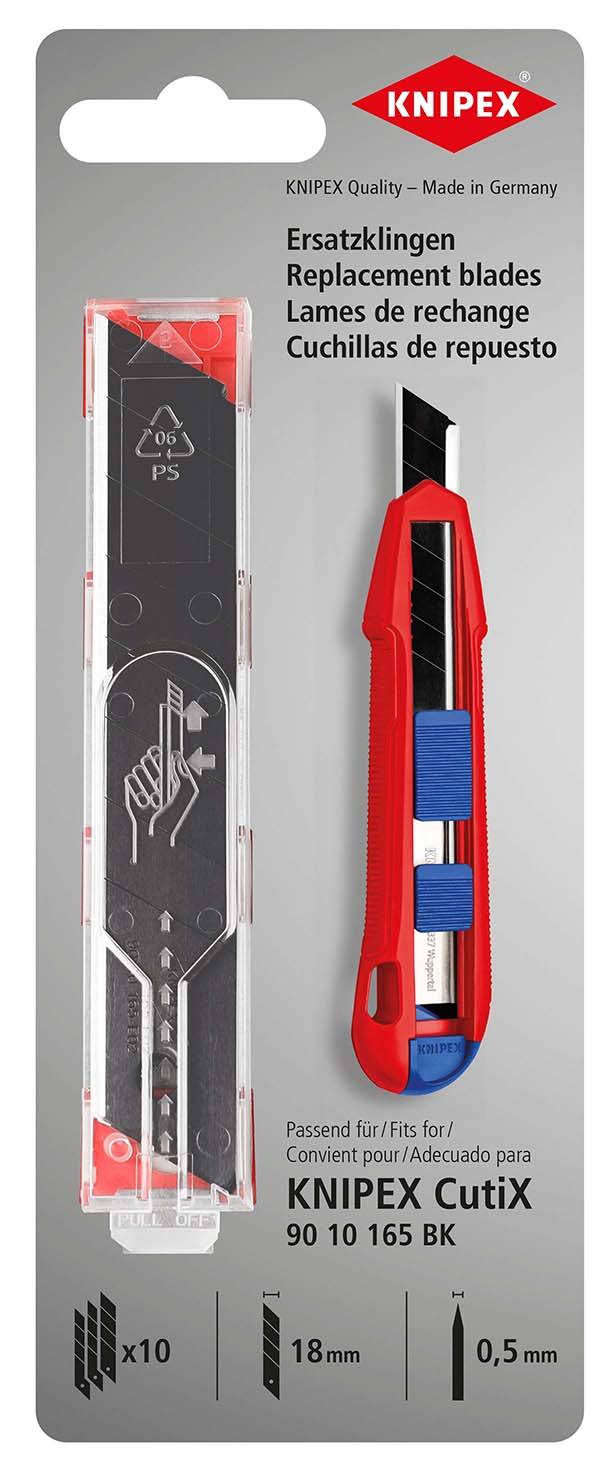 KNIPEX 90 10 165 E02 Ersatzklingen für 90 10 165 BK (10x) 119 mm-0