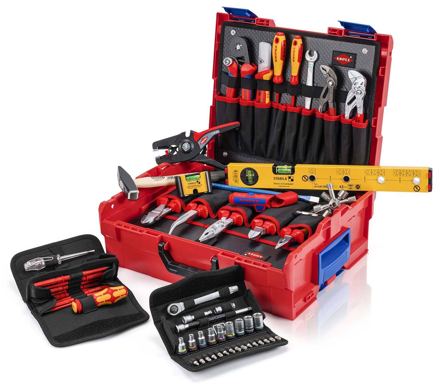 KNIPEX 00 21 19 LB E L-BOXX® Elektro 63-teilig-0