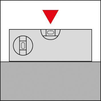 FORMAT Magnet-Wasserwaage Mini 10cm mit 2 Libellen-1