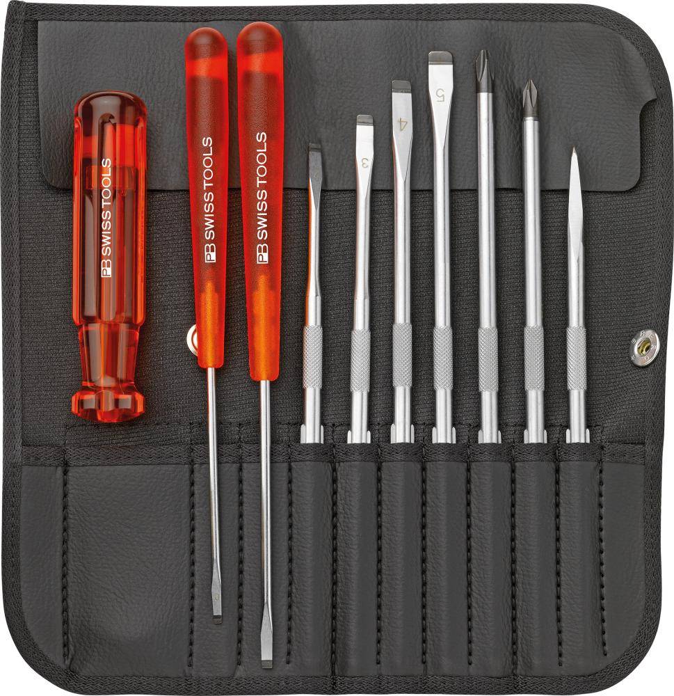 Wechselklingen-Satz 10-teilig in Rolltasche PB Swiss Tools-0