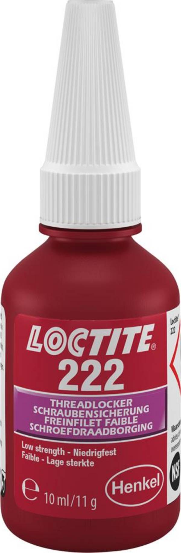 Loctite 222, 10 ml Flasche Schraubensicherung