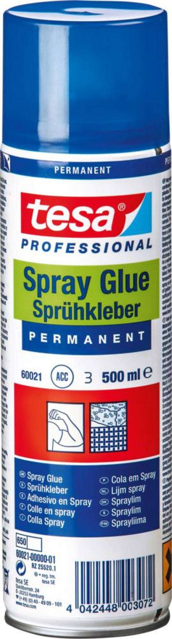 tesa 60021 Sprühkleber Permanent 500ml beige tesa