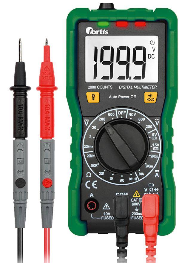 Digital-Multimeter 0,1 mV-600V FORTIS-0