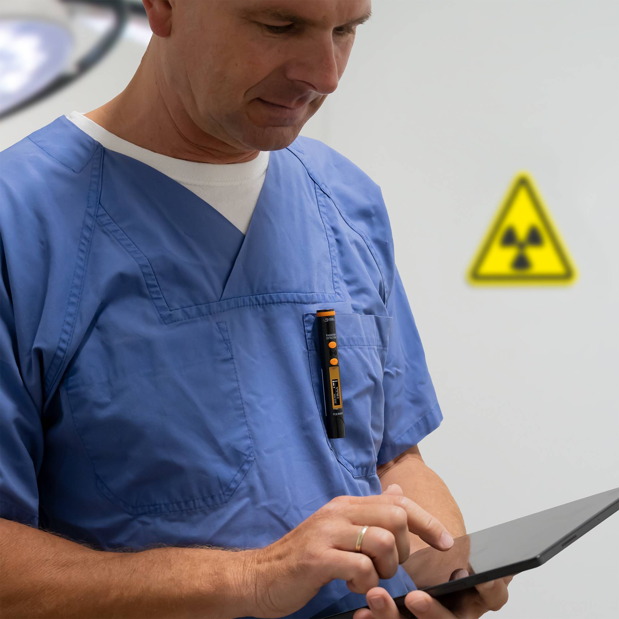 PCE Instruments Strahlungsmessgerät PCE-RAM 5 zur Dosismessung |0,05 usv … 50 msv |X |ß |y-Strahlen |Alarmfunktion-3