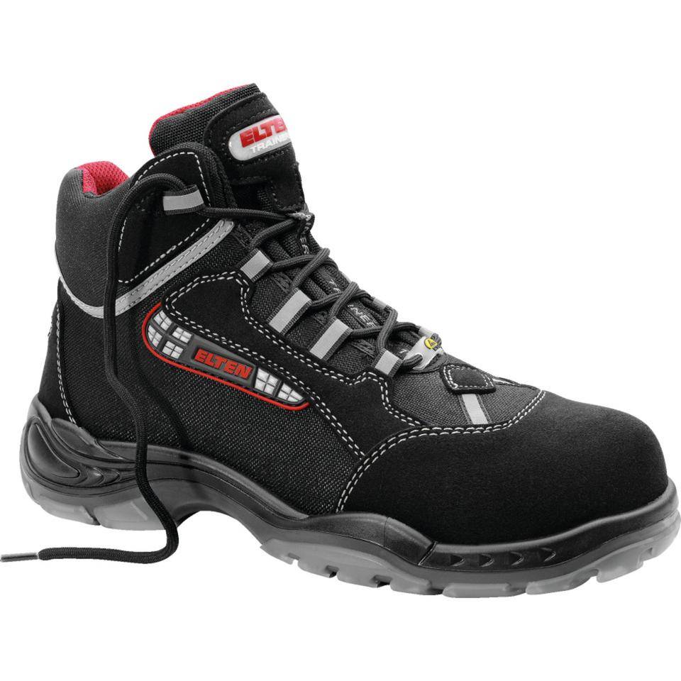 ELTEN ESD-Schnürstiefel SANDER, 76872, S2 SRC, Kat.II, schwarz/rot, Größe 43-0