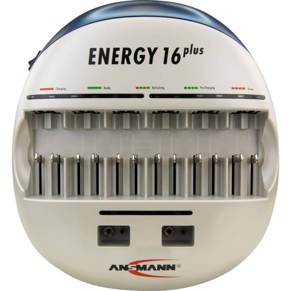 ANSMANN Akkuladegerät ENERGY 16 plus,Micro AAA,Mignon AA,Baby C,Mono D,9V Block-0