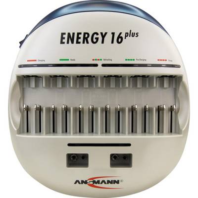 ANSMANN Akkuladegerät ENERGY 16 plus,Micro AAA,Mignon AA,Baby C,Mono D,9V Block-0