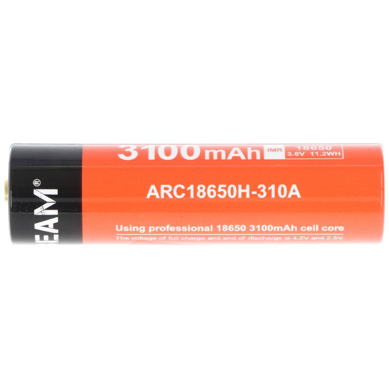 AceBeam 18650 3,7V 3100mAh Akku, nur passend für die AceBeam P15 LED-Taschenlampe-3