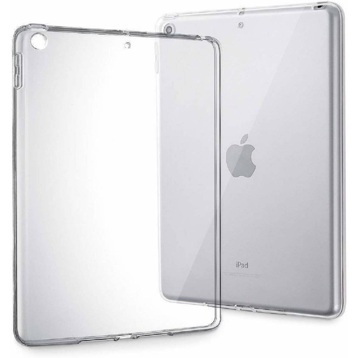 Ultra Silikon Slim Case Kameraschutz kompatibel mit iPad Pro 12,9" Transparent-0