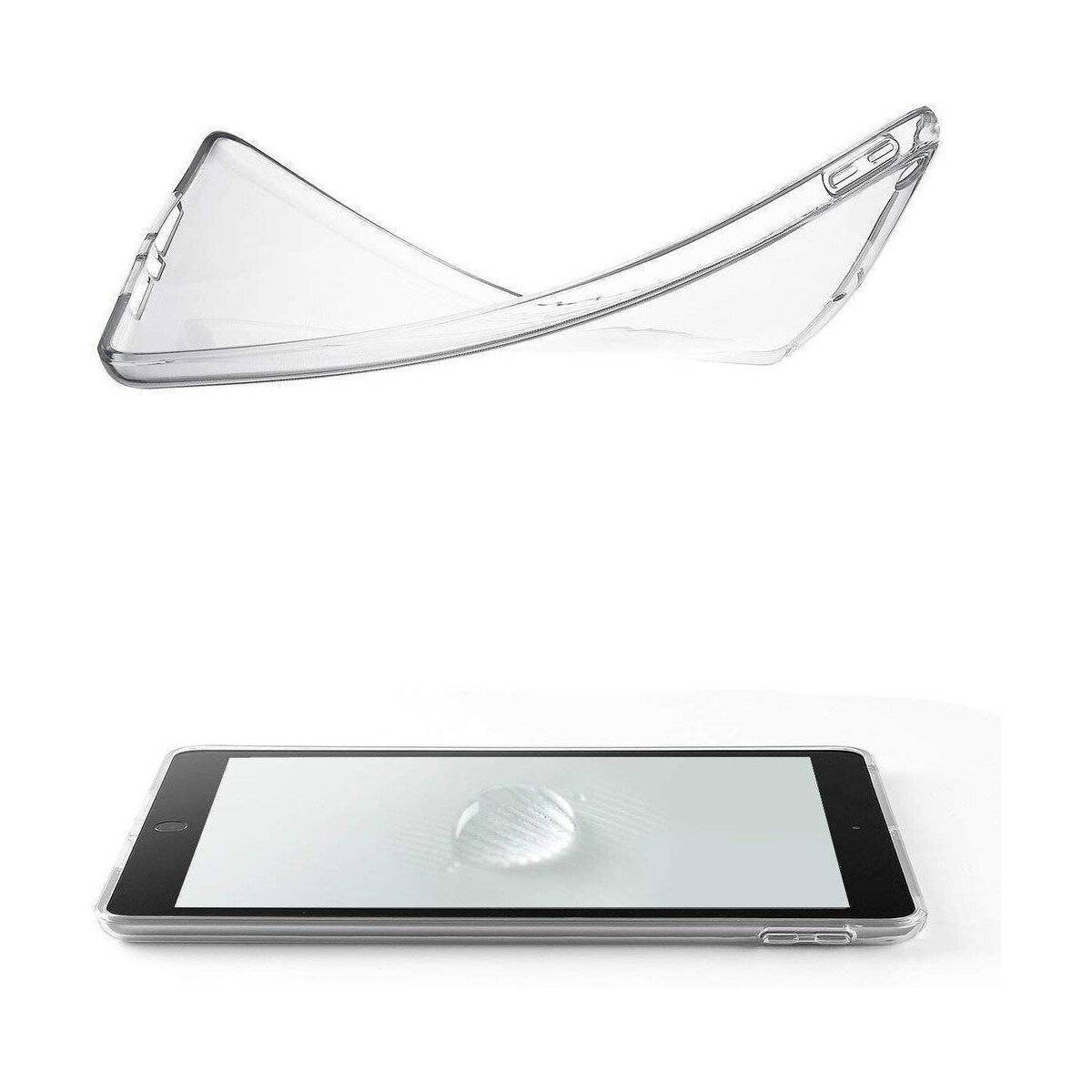 Ultra Silikon Slim Case Kameraschutz kompatibel mit iPad Pro 12,9" Transparent-2
