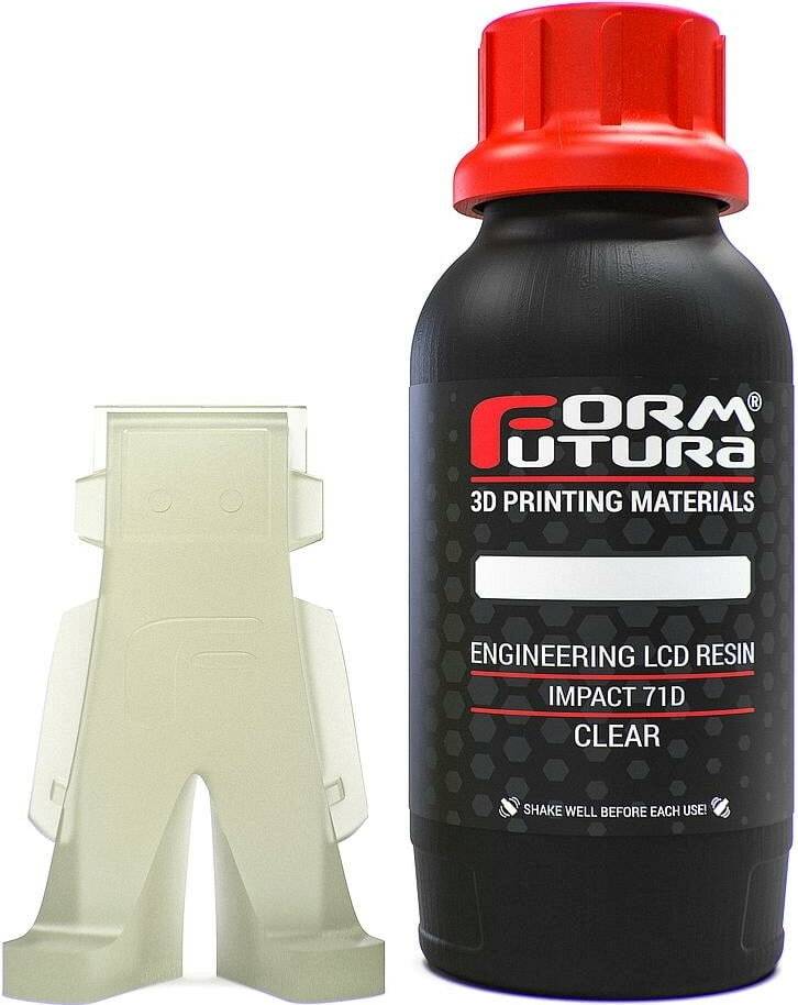 FormFutura Engineering LCD Series Impact 71D Resin Clear, 500 g-0