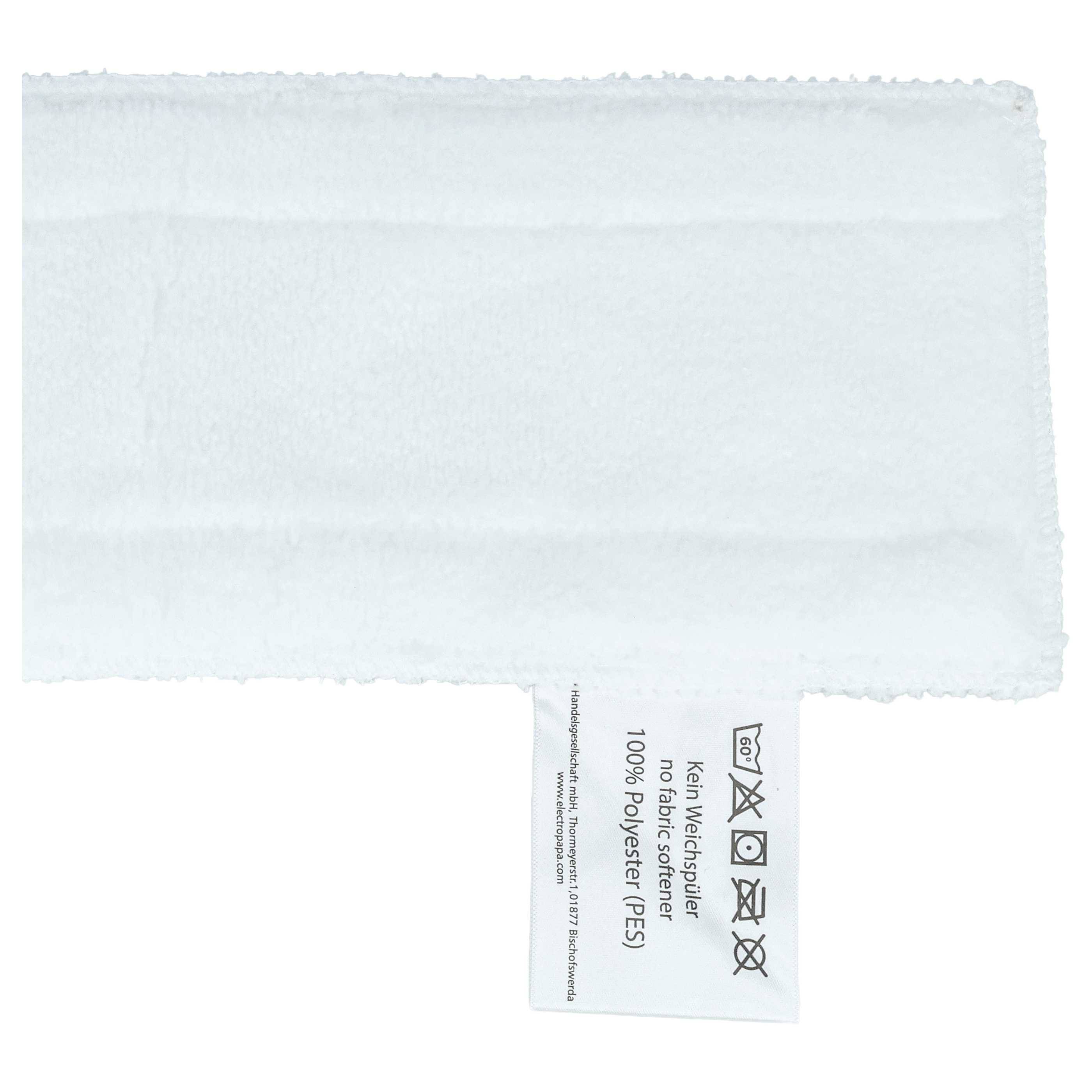 vhbw Wischbezug kompatibel mit Kärcher SC 5 EasyFix Premium | SC 5 EasyFix Iron Dampfreiniger - Bodentuch 35 x 14 x 0-2