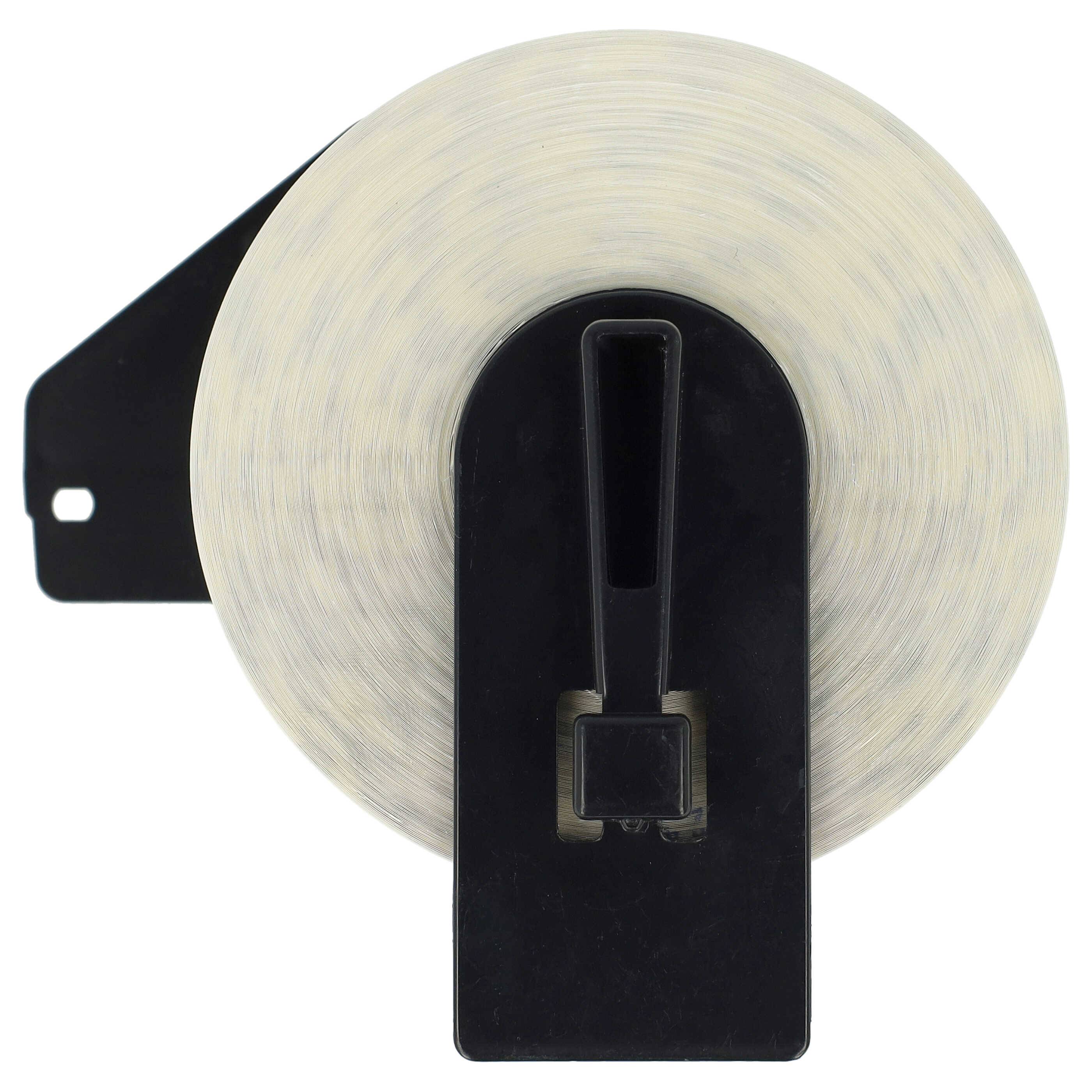 vhbw Etiketten-Rolle 50mm x 30,48m kompatibel mit Brother PT QL-710WSP, QL-800 Etiketten-Drucker - Premium-2