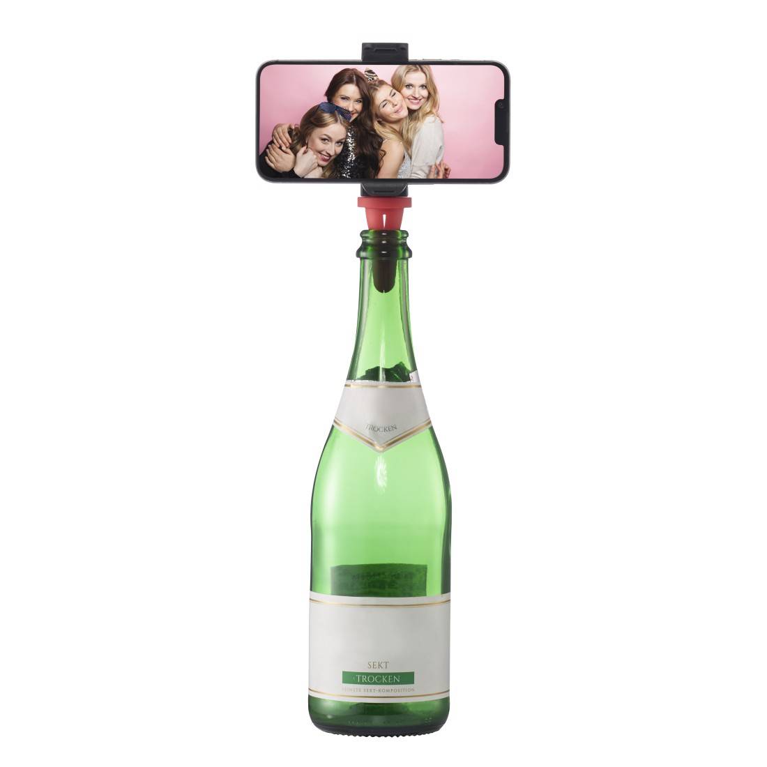 hama 00004654 Handyhalterung für Flaschen "Bottle Pod Fun", für Smartphones 5,8 - 8,5 cm-0
