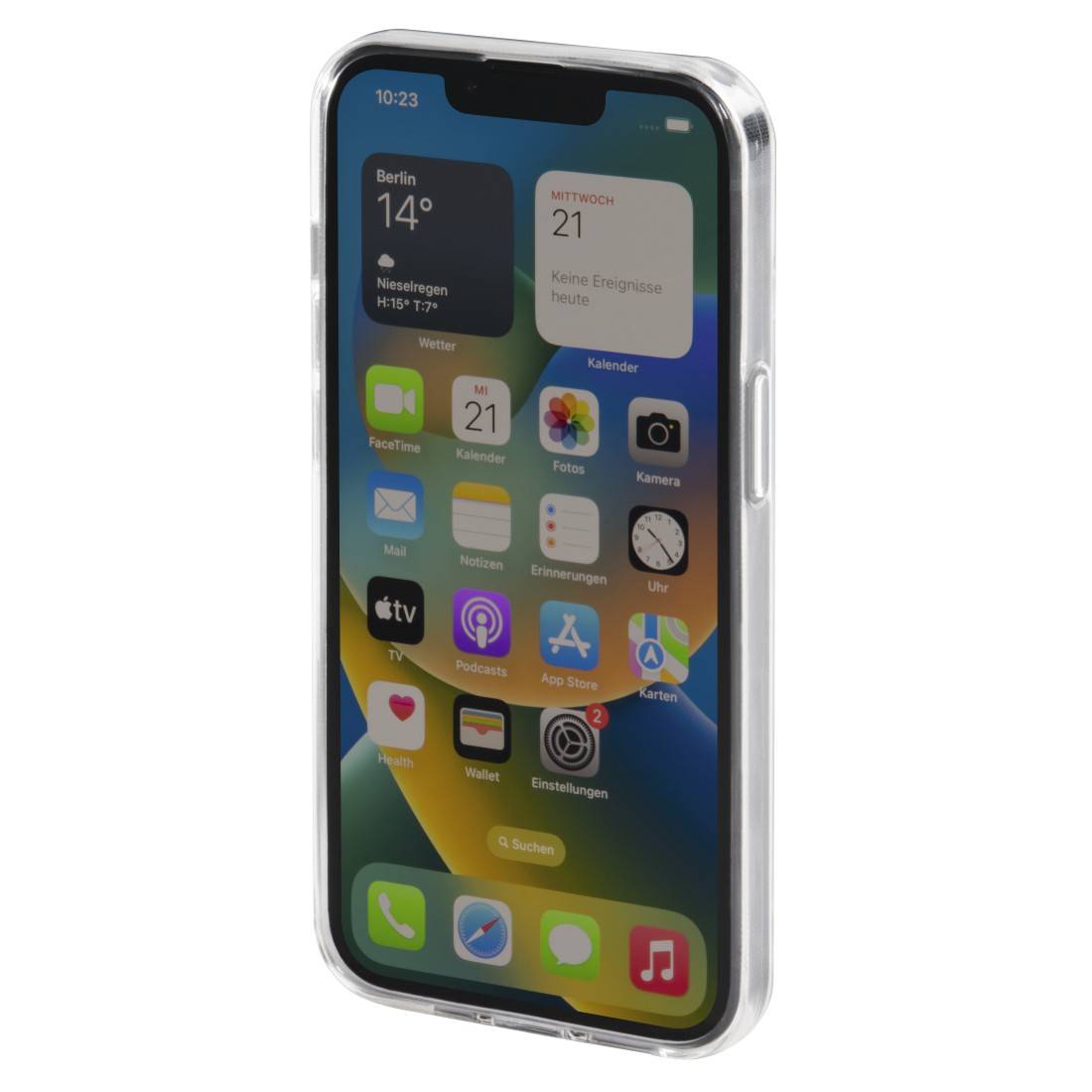 hama 00215534 Cover "Crystal Clear" für Apple iPhone 14 Plus, Transparent-3