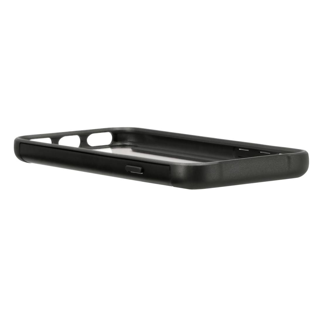 hama 00172357 Cover "Metallic Frame" für Apple iPhone 7/8/SE 2020/SE 2022, Trans./Schwarz-1