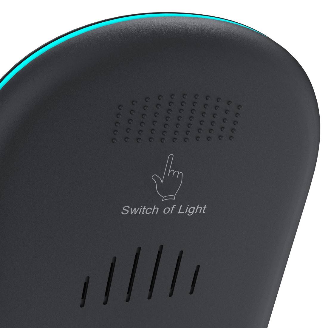 hama 00201689 Wireless Charger Set "QI-FC15S" 15W, kabellose Smartphone-Ladestation, Grau-1