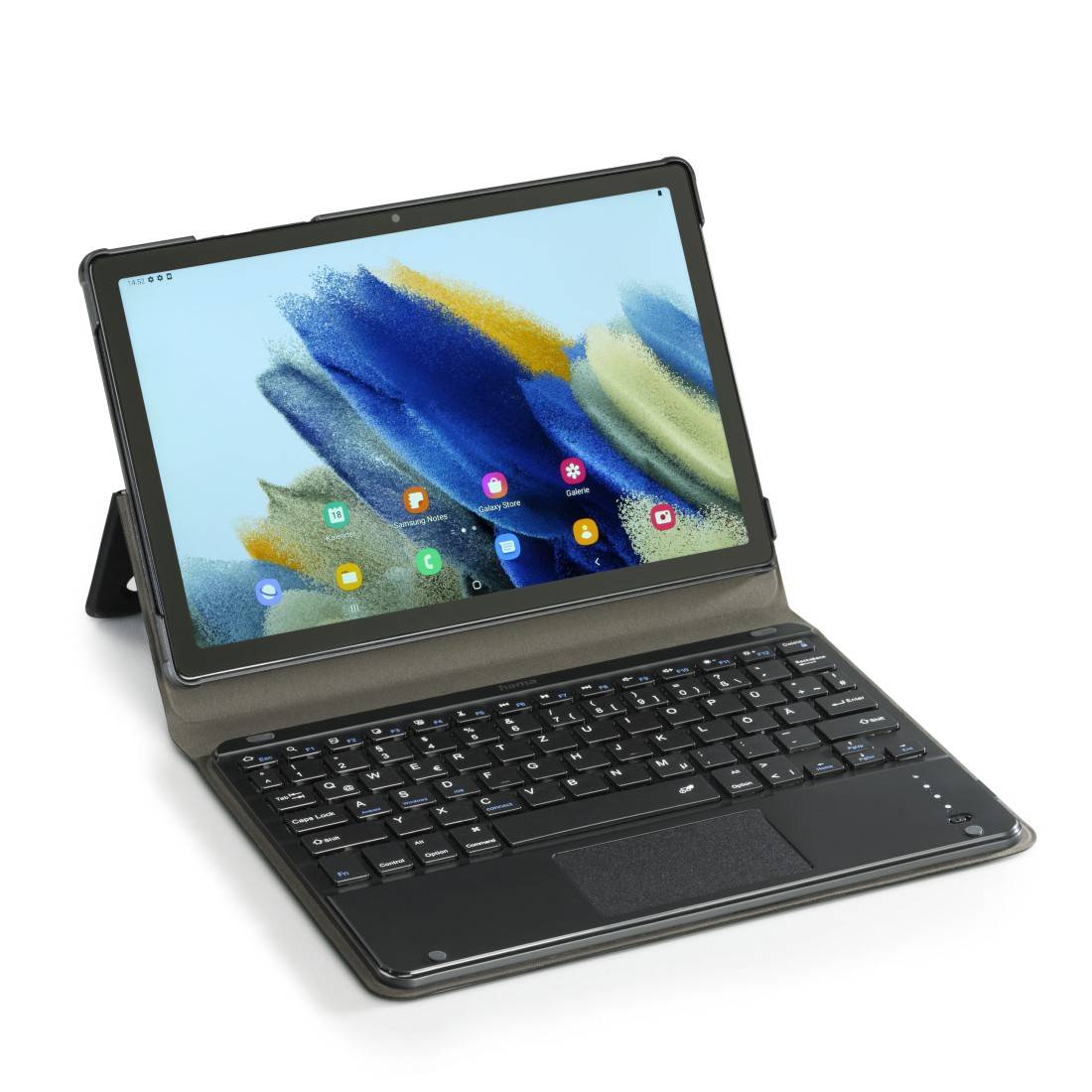 Tablet-Case "Premium" mit Tastatur für Samsung Galaxy Tab A8 10.5", Schwarz-1