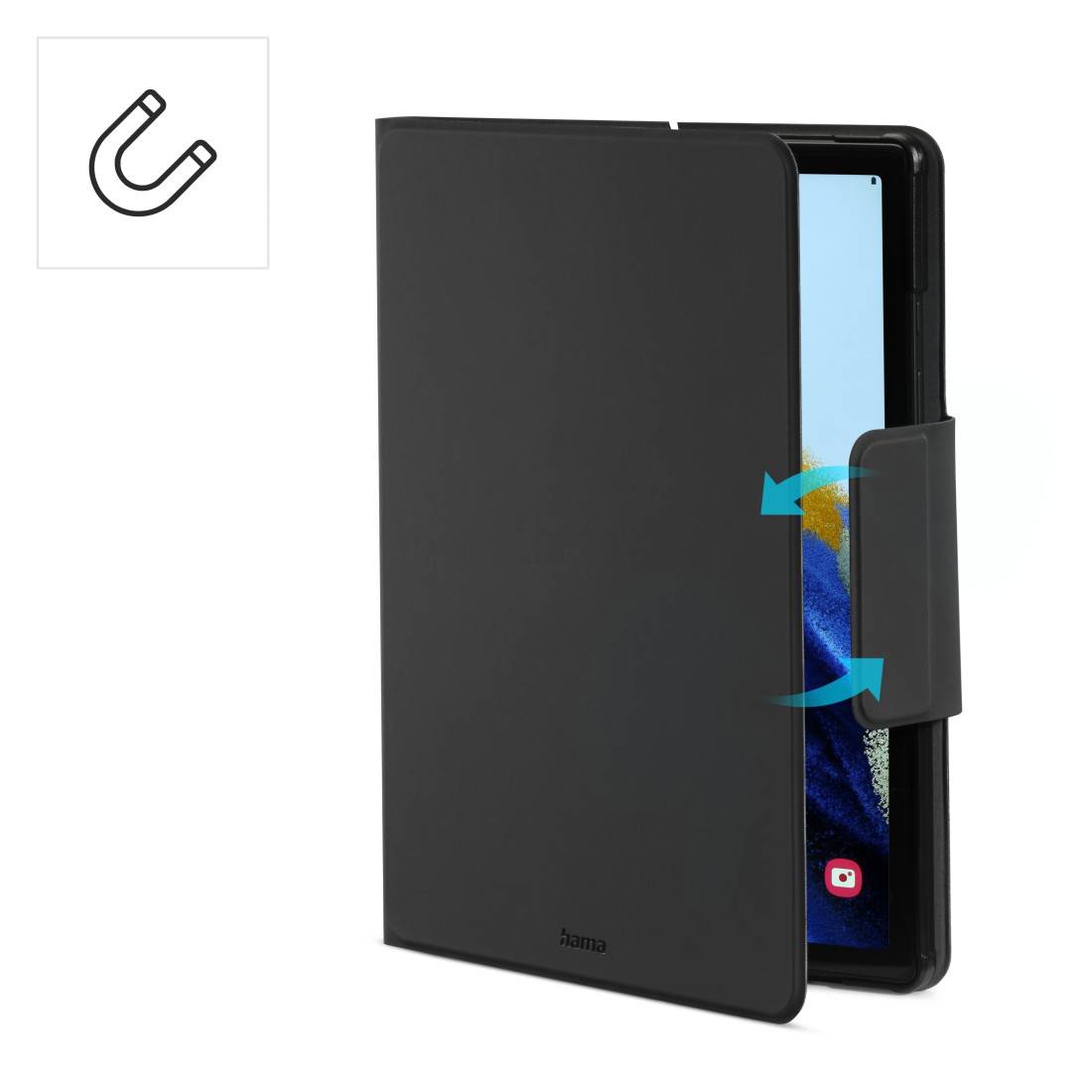 Tablet-Case "Premium" mit Tastatur für Samsung Galaxy Tab A8 10.5", Schwarz-4