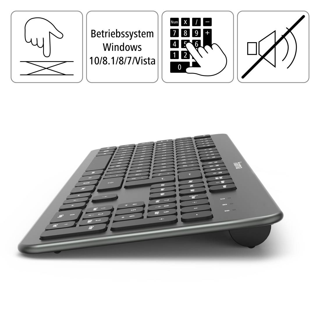 Tastatur KW-700 anthrazit/schwarz-2