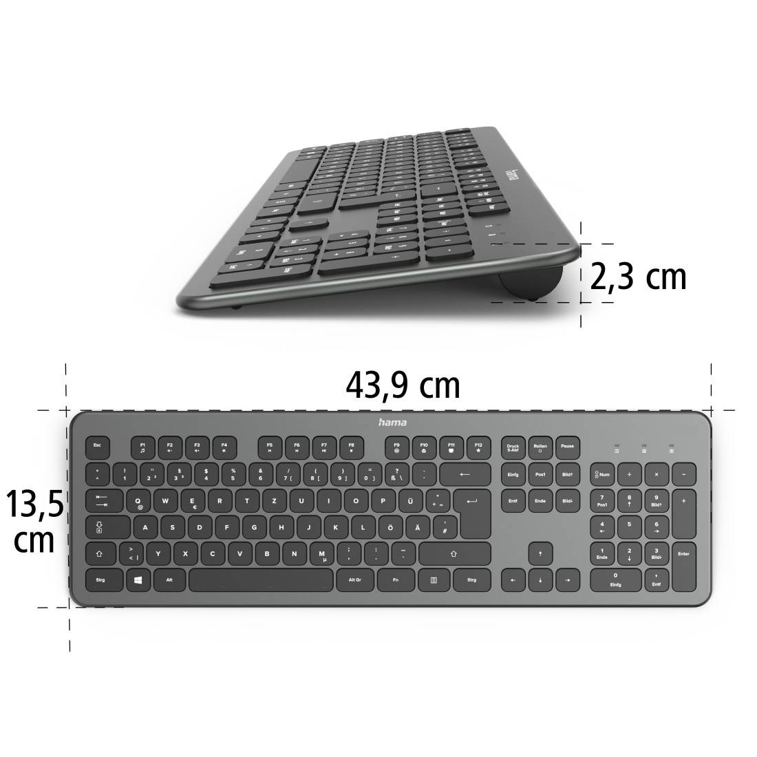 Tastatur KW-700 anthrazit/schwarz-4
