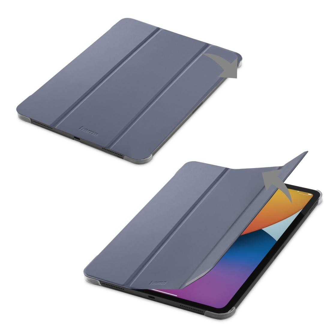 hama 00216470 Tablet-Case "Fold Clear" für Apple iPad Pro 12.9" (2020/2021/2022), Flieder-3