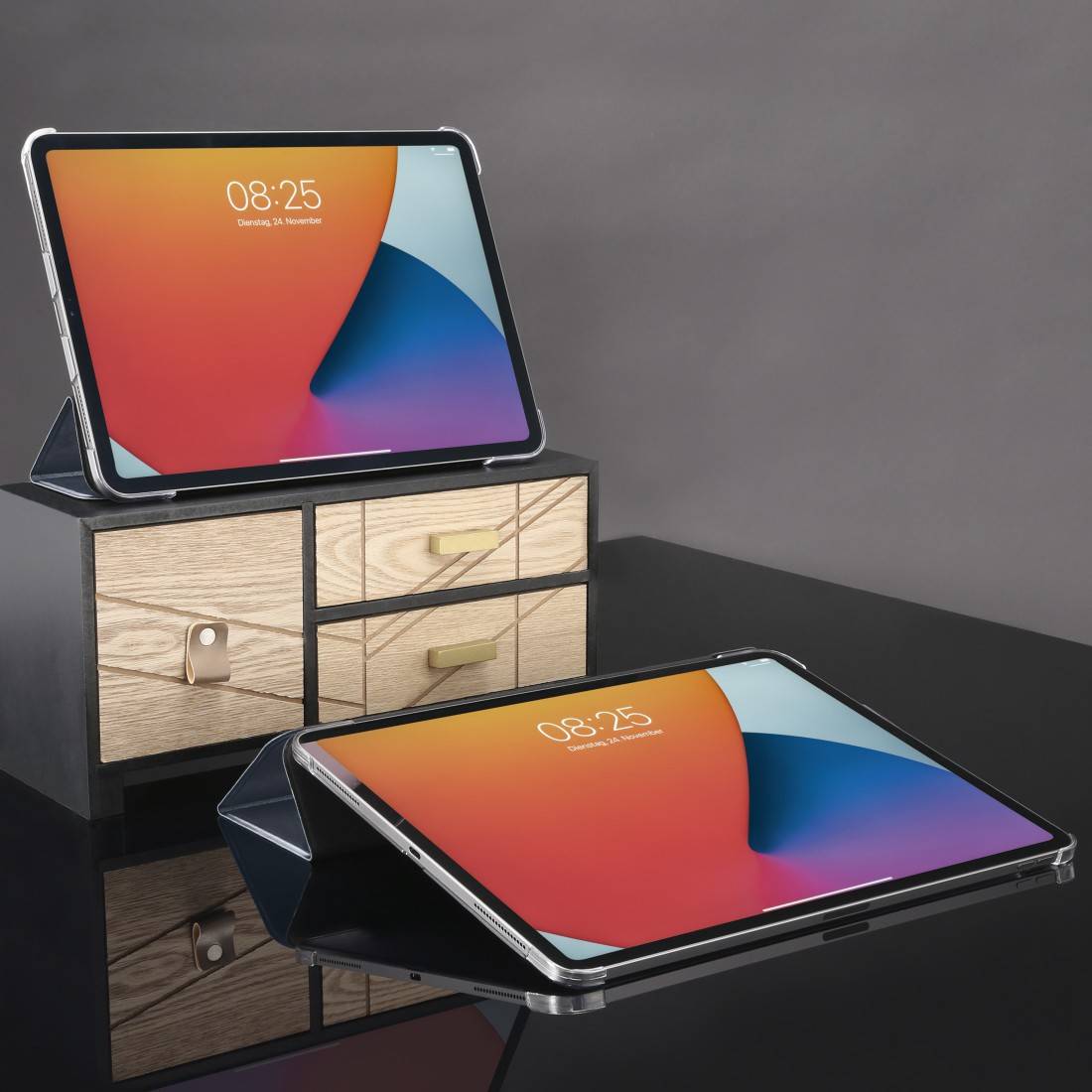 hama 00216470 Tablet-Case "Fold Clear" für Apple iPad Pro 12.9" (2020/2021/2022), Flieder-4