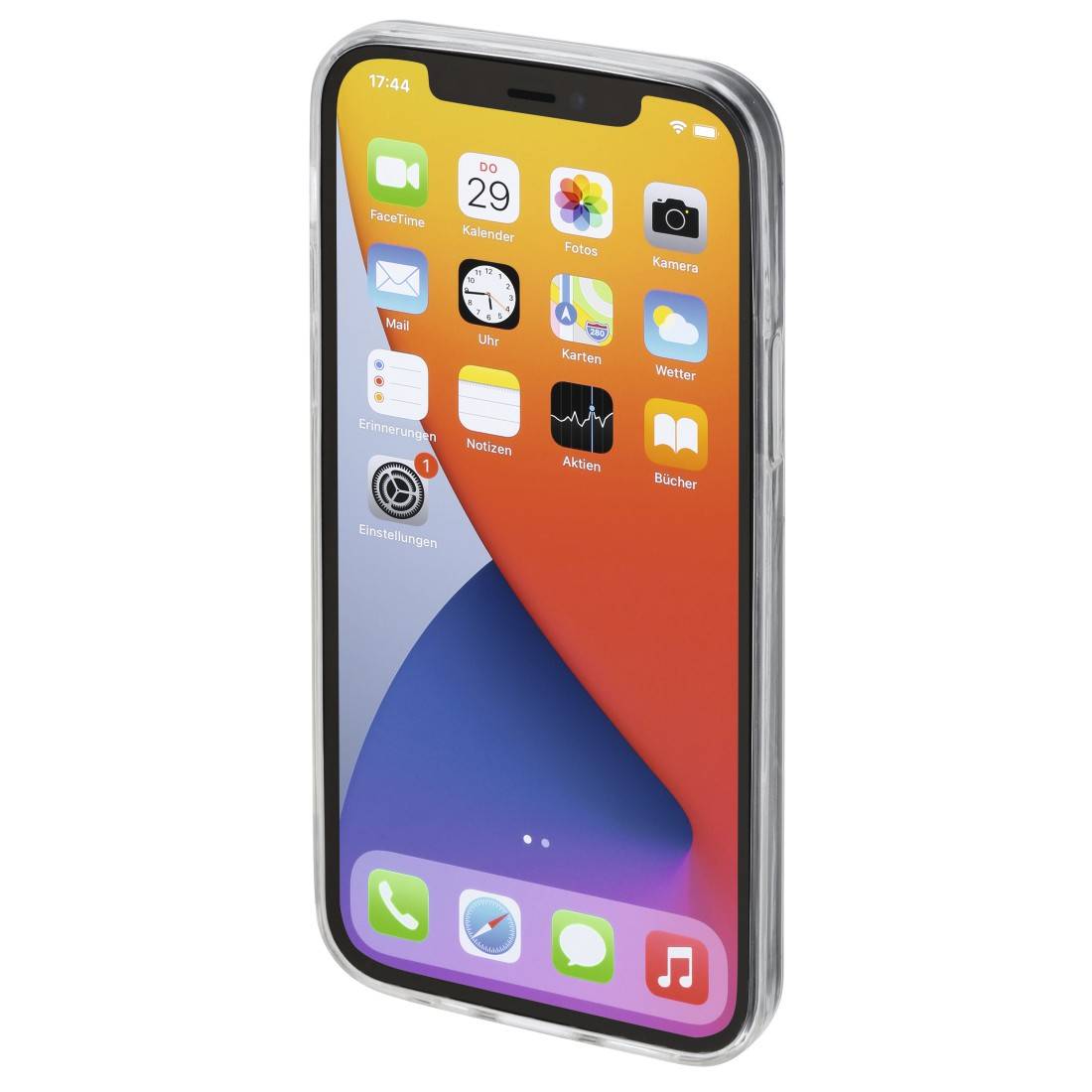hama 00188825 Cover "Crystal Clear" für Apple iPhone 12/12 Pro, Transparent-3
