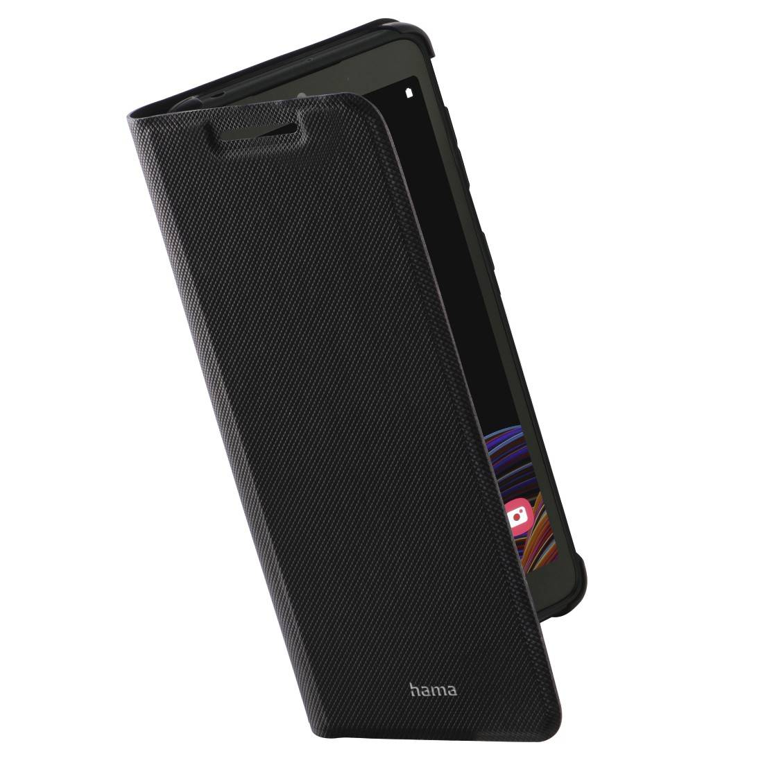 hama 00196859 Booklet "Slim Pro" für Samsung Galaxy XCover 5, Schwarz-4
