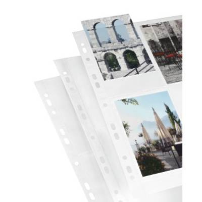hama 00009787 Foto-Hüllen, DIN A4, für 8 Fotos im Format 10x15 cm, Weiß, 10 Stück