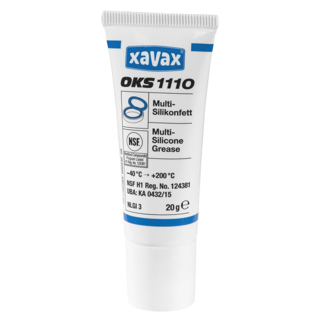 Xavax OKS 1110, Silikonfett, Schwarz, Blau, Weiß, 1 Stück(e), 20 g-1